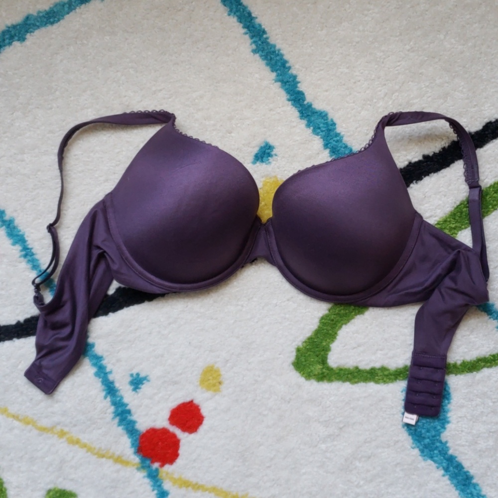 Purple Victoria's Secret Body Perfect Shape Bra